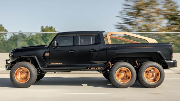 Rezvani Hercules 6x6 Pickup Truck: यह दुनिया का सबसे ताकतवर पिकअप ट्रक, लगा है दमदार इंजन