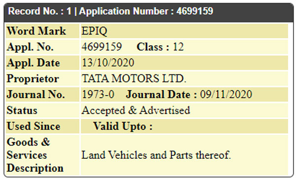 Tata New Car Name Registered: टाटा ने टौरियो, एपिक, स्पाईक जैसे नाम किये रजिस्टर, जानें कौन से होंगे कार
