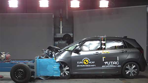 Honda Jazz Safety Ratings: होंडा जैज को यूरो एनसीएपी क्रैश टेस्ट में मिली 5-स्टार रेटिंग, देखें वीडियो