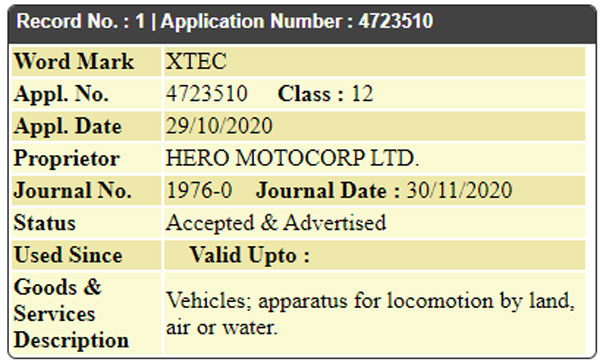 Hero Xtec Name Registered: हीरो ने ‘एक्सटेक’ नाम कराया रजिस्टर, क्या आने वाली है इलेक्ट्रिक बाइक?