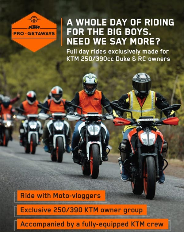 KTM Conducts Pro-Getaway Rides: केटीएम ने प्रो-गेटअवे राइड का किया आयोजन, जानें