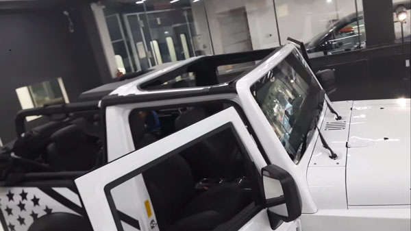 New Mahindra Thar Modification: नई महिंद्रा थार को सफेद रंग में किया मॉडिफाई, दिख रही इतनी आकर्षक