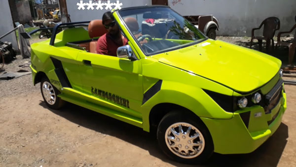 Maruti 800 Modified: मारुति 800 को मॉडिफाई कर दिया लेम्बोर्गिनी जैसा लुक, लग रही बेहद स्पोर्टी