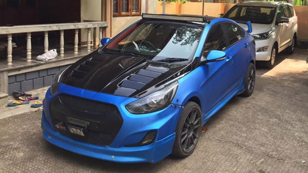 Hyundai Verna Modification: हुंडई वरना को मॉडिफाई कर लगाए सिजर डोर, लगा रही शानदार