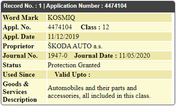 Skoda Registers New Name Patents: स्कोडा ऑटो ने भारत में तीन नई कार माॅडलों का करवाया पेटेंट