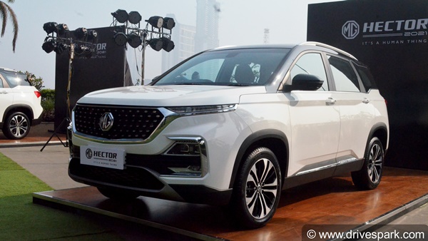 2021 MG Hector Facelift SUV (First Look): नई एमजी हेक्टर फेसलिफ्ट (फर्स्ट लुक): डिजाईन, फीचर्स, इंटीरियर, इंजन विकल्प