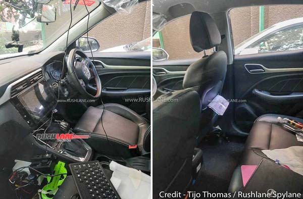 MG ZS Petrol Spied: एमजी जेडएस पेट्रोल टेस्टिंग करते आई नजर, इंटीरियर का हुआ खुलासा