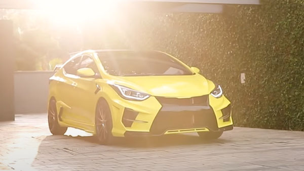 Hyundai Elantra Modification: इस हुंडई एलांट्रा कार से नहीं हटा पाएंगे नजरें, देखें