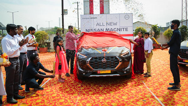 Nissan Magnite 36 Units Delivered: निसान के इस डीलरशिप ने एक दिन में 36 मैग्नाईट की डिलीवरी की, देखें तस्वीरें