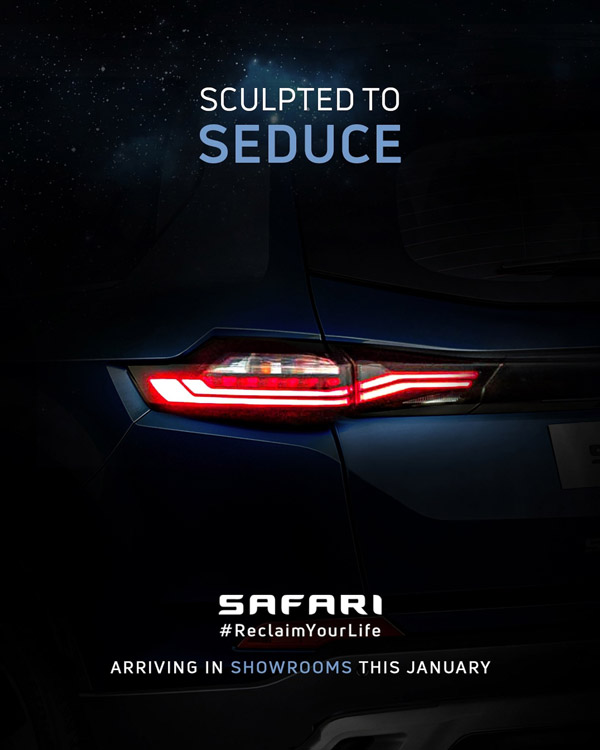 Tata Safari New Teaser: टाटा सफारी एसयूवी के लॉन्च से पहले नया टीजर जारी, देखें कैसा है टेल लाइट