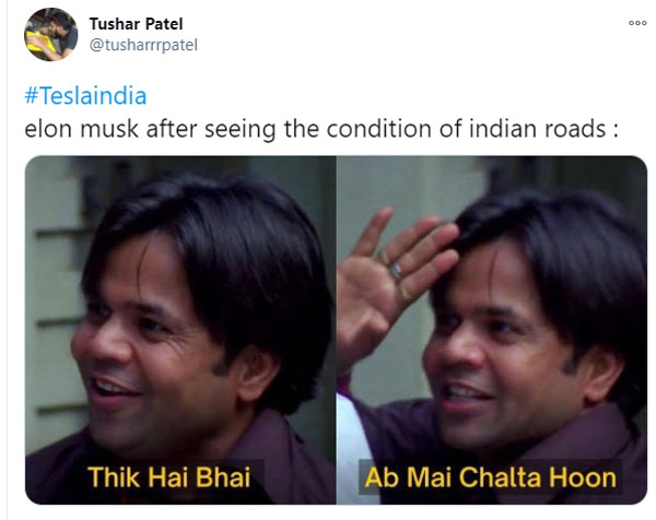 टेस्ला के भारत आने पर बन रहे हैं मजेदार मीम और जोक्स, आप भी देखें
