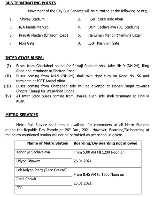 Kissan Tractor Rally Route In Delhi: दिल्ली में गणतंत्र दिवस पर निकलेगी ट्रैक्टर रैली, जानें दिल्ली-एनसीआर का ट्रैफिक डाइवर्जन