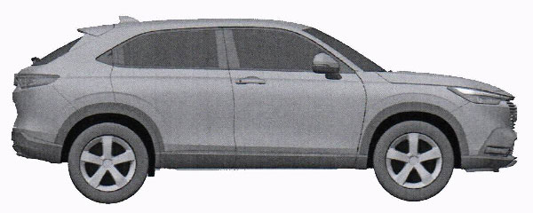 New Honda HR-V Patent Image: नई होंडा एचआर-वी की पेटेंट तस्वीर आई सामने, 18 फरवरी को किया जाएगा पेश