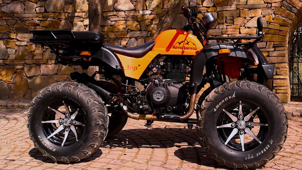 RE Himalayan Modified Into ATV: रॉयल एनफील्ड हिमालयन को एटीवी में किया तब्दील, देखें कैसे