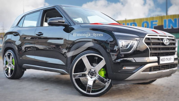 2020 Hyundai Creta Modification: नई हुंडई क्रेटा में लगाए 22-इंच के आफ्टरमार्केट अलॉय व्हील, देखें