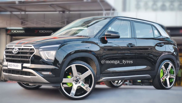 2020 Hyundai Creta Modification: नई हुंडई क्रेटा में लगाए 22-इंच के आफ्टरमार्केट अलॉय व्हील, देखें