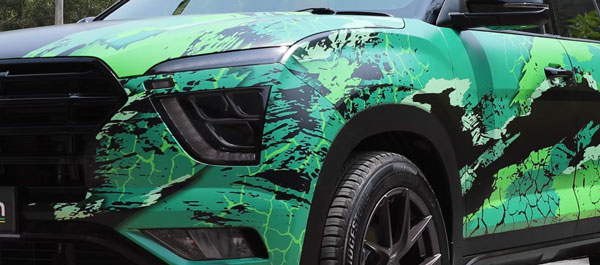 Hyundai Creta Modification: हुंडई क्रेटा का बॉडी रैप अवतार आया सामने, देखें शानदार माॅडिफिकेशन