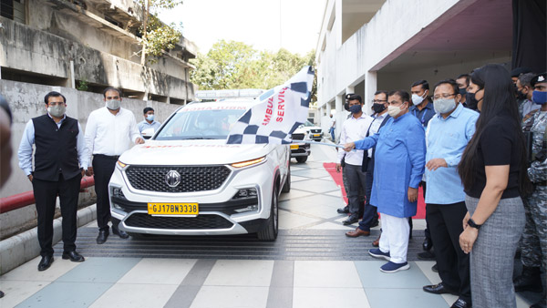 MG Motor India Donates 5 Ambulance: एमजी मोटर व एमजी नागपुर डीलरशिप ने दान की 5 हेक्टर एंबुलेंस