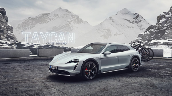 Porsche Taycan Cross Turismo Unveiled: पोर्श टायकन क्रॉस टूरिस्मो ऑफ-रोड का हुआ खुलासा, जानें