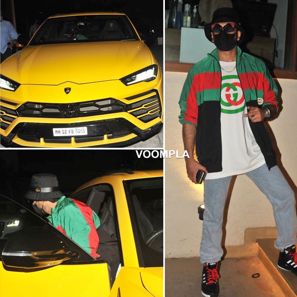 Ranveer Singh Riding Lambo Urus: लेम्बोर्गिनी उरुस एसयूवी चलाते हुए एक्टर रणवीर सिंह, तस्वीरें वायरल