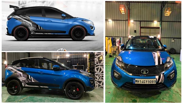 Tata Nexon Modified: टाटा नेक्सन के प्री-फेसलिफ्ट वर्जन को किया मॉडिफाई, लग रही है शानदार