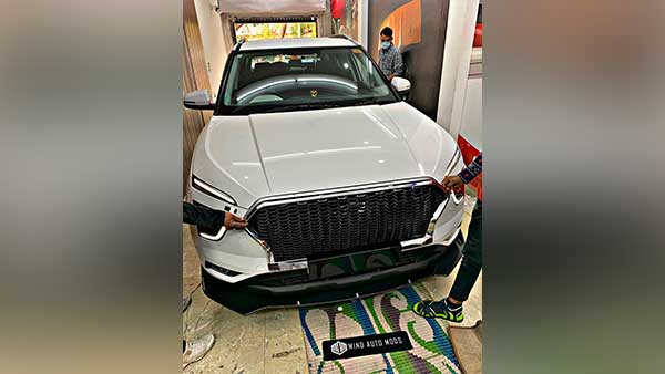 Hyundai Creta With Audi RS Style Grille: हुंडई क्रेटा में लगाई ऑडी आरएस जैसी ग्रिल, दिया प्रीमियम लुक