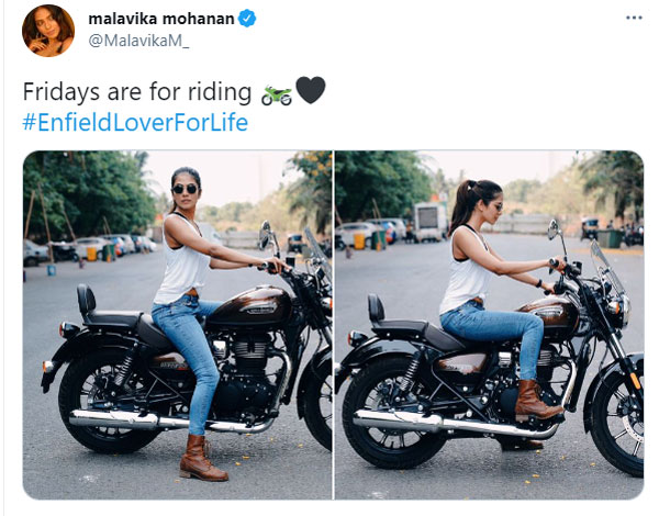 एक्ट्रेस ने रॉयल एनफील्ड बाइक के साथ शेयर की तस्वीरें, सोशल मीडिया पर हुई वायरल एक्ट्रेस ने रॉयल एनफील्ड बाइक के साथ शेयर की तस्वीरें, सोशल मीडिया पर हुई वायरल