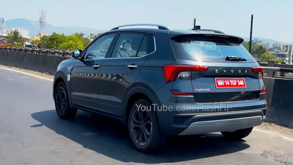 Skoda Kushaq Spied: स्कोडा कुशाक लॉन्च के पहले बिना ढके हुए टेस्टिंग करते आई नजर, देखें कैसी लगती है