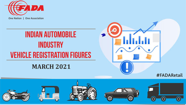 FADA Vehicle Registration March 2021: फाडा ने वाहन मार्च का वाहन रजिस्ट्रेशन रिपोर्ट किया जारी