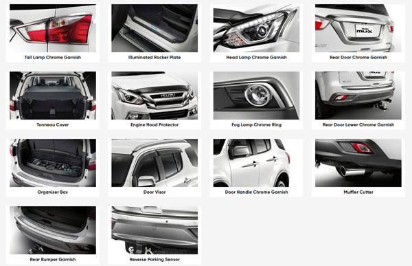 Isuzu MU-X SUV के लिए कंपनी ने पेश की Official Accessories, जानें कहां से ले सकते हैं