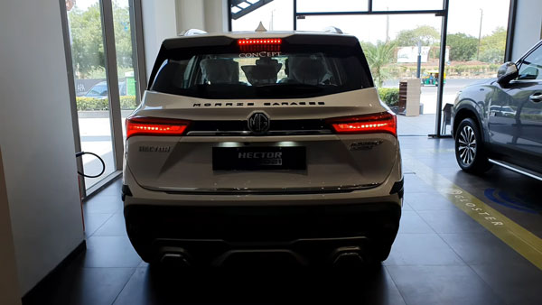 इस 2021 MG Hector Facelift SUV में लगी हैं सारी Official Accessories, देखें वीडियो