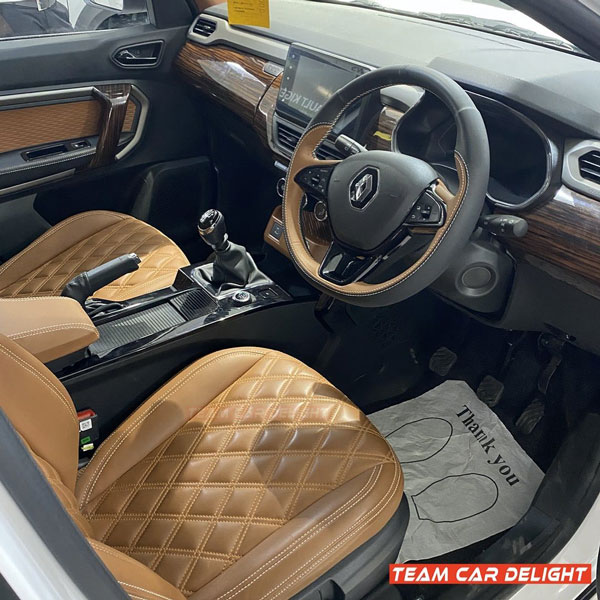 Renault Kiger Customization: रेनॉल्ट काइगर के इंटीरियर को मॉडिफाई कर दिया प्रीमियम लुक, जानें