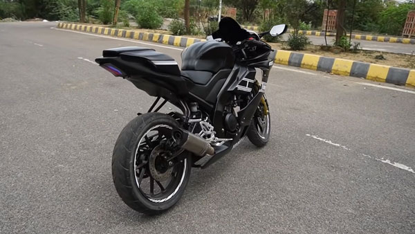 Yamaha R15 V3.0 को मॉडिफाई कर दिया R1M जैसा लुक, पहले से ज्यादा लग रही है स्पोर्टी