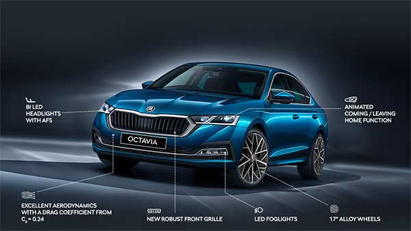 नई-जनरेशन Skoda Octavia के इंटीरियर की जानकारी आई सामने, 10 जून को होगी लॉन्च