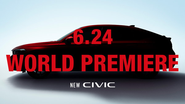 Honda ने नई-जनरेशन Civic हैचबैक का टीजर किया जारी, 24 जून को ग्लोबल स्तर पर होगी पेश