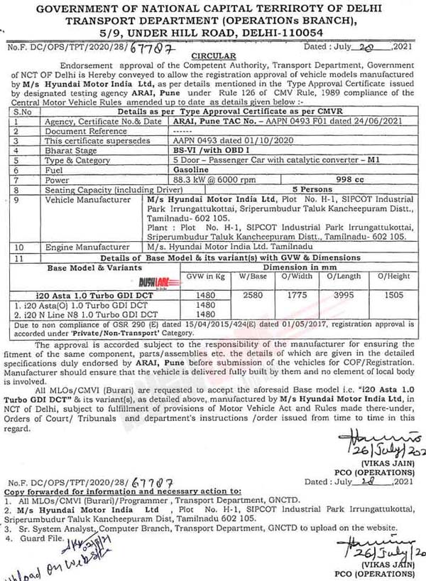 हुंडई आई20 एन-लाइन कुल तीन वैरिएंट में होगी लॉन्च, जानें कौन से होने वाले हैं ये वैरिएंट्स