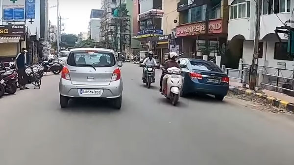 सड़क पर क्रूज कार से कर रहा था रैश ड्राइविंग, ट्विटर यूजर ने सिखाया सबक