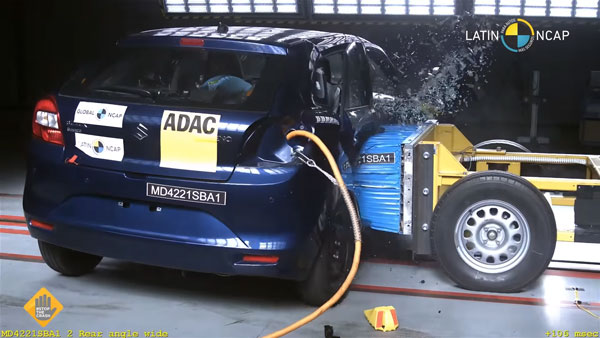 Maruti Baleno क्रैश टेस्ट में हुई फेल, मिली जीरो रेटिंग, देखें वीडियो