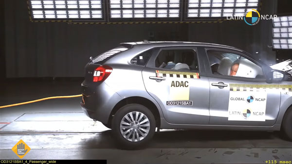 Maruti Baleno क्रैश टेस्ट में हुई फेल, मिली जीरो रेटिंग, देखें वीडियो