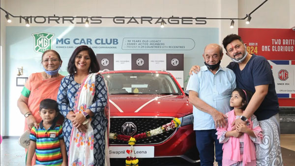 एक्टर स्वप्निल जोशी ने पत्नि को गिफ्ट की MG की इलेक्ट्रिक एसयूवी, जानिए क्या है कीमत और रेंज एक्टर स्वप्निल जोशी ने पत्नि को गिफ्ट की MG की इलेक्ट्रिक एसयूवी, जानिए क्या है कीमत और रेंज
