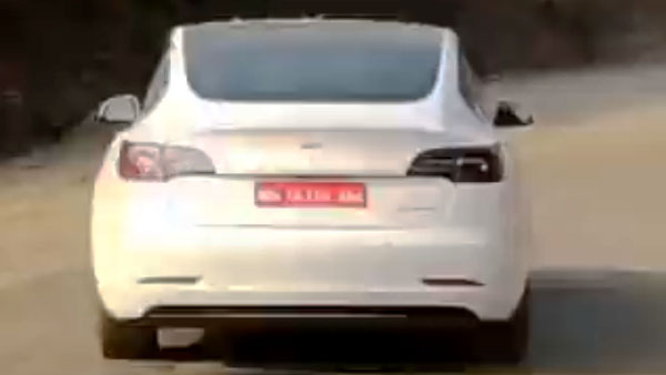 Tesla Model 3 भारतीय सड़कों पर टेस्ट करते हुए आई नजर, कंपनी जल्द ही करने वाली है लॉन्च
