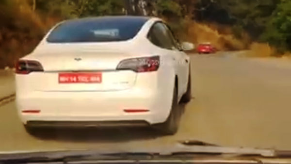 Tesla Model 3 भारतीय सड़कों पर टेस्ट करते हुए आई नजर, कंपनी जल्द ही करने वाली है लॉन्च