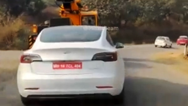 Tesla Model 3 भारतीय सड़कों पर टेस्ट करते हुए आई नजर, कंपनी जल्द ही करने वाली है लॉन्च