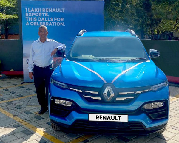 Renault ने 1 लाख वाहनों के एक्सपोर्ट का आंकड़ा किया पार, 14 देशों में भेजती है कार