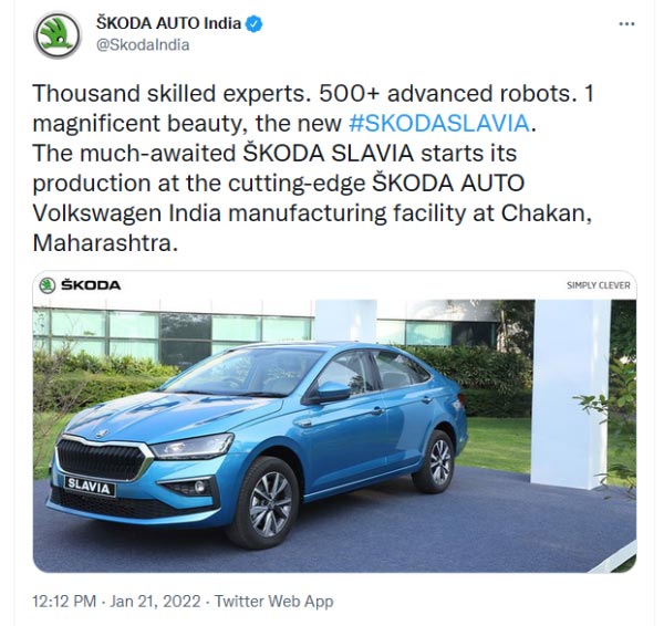 Skoda Slavia का उत्पादन हुआ शुरू, जानें कब शुरू होगी इसकी बिक्री