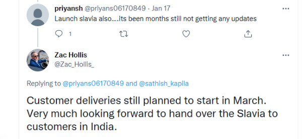 Skoda Slavia की डिलीवरी मार्च के शुरुआत में होगी शुरू, उसके पहले पहुंचाई जायेगी शोरूम