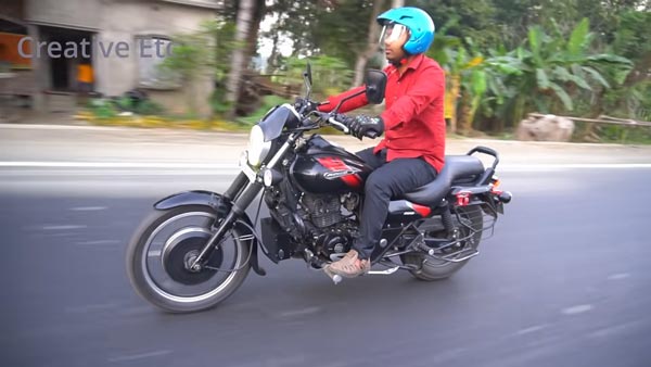 ये है भारत की पहली मॉडिफाइड हाइब्रिड Bajaj Avenger, फुल चार्ज पर देती है 50 किमी की रेंज