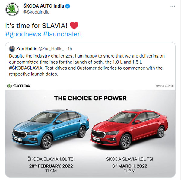 Skoda Slavia के लॉन्च के तारीख की हुई घोषणा, जानें कब शुरू होगी डिलीवरी