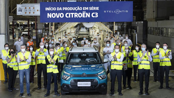 Citroen C3 का उत्पादन ब्राजील में हुआ शुरू, भारत में भी जून 2022 में हो सकती है लॉन्च