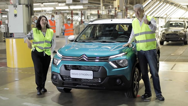 Citroen C3 का उत्पादन ब्राजील में हुआ शुरू, भारत में भी जून 2022 में हो सकती है लॉन्च